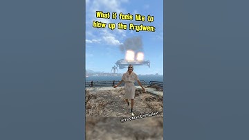 What it feels like to blow up the Prydwen in Fallout 4 #fallout #shorts #memes