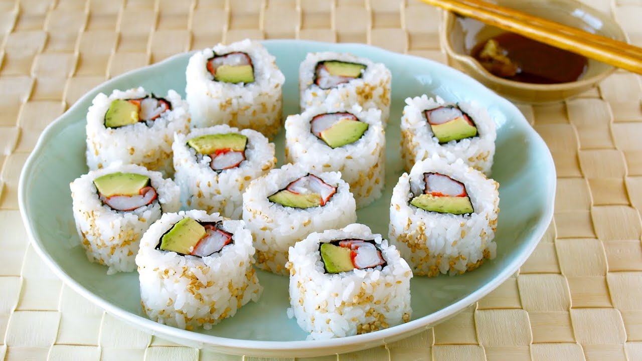 How to Make California Roll (Sushi Rolls Recipe), OCHIKERON