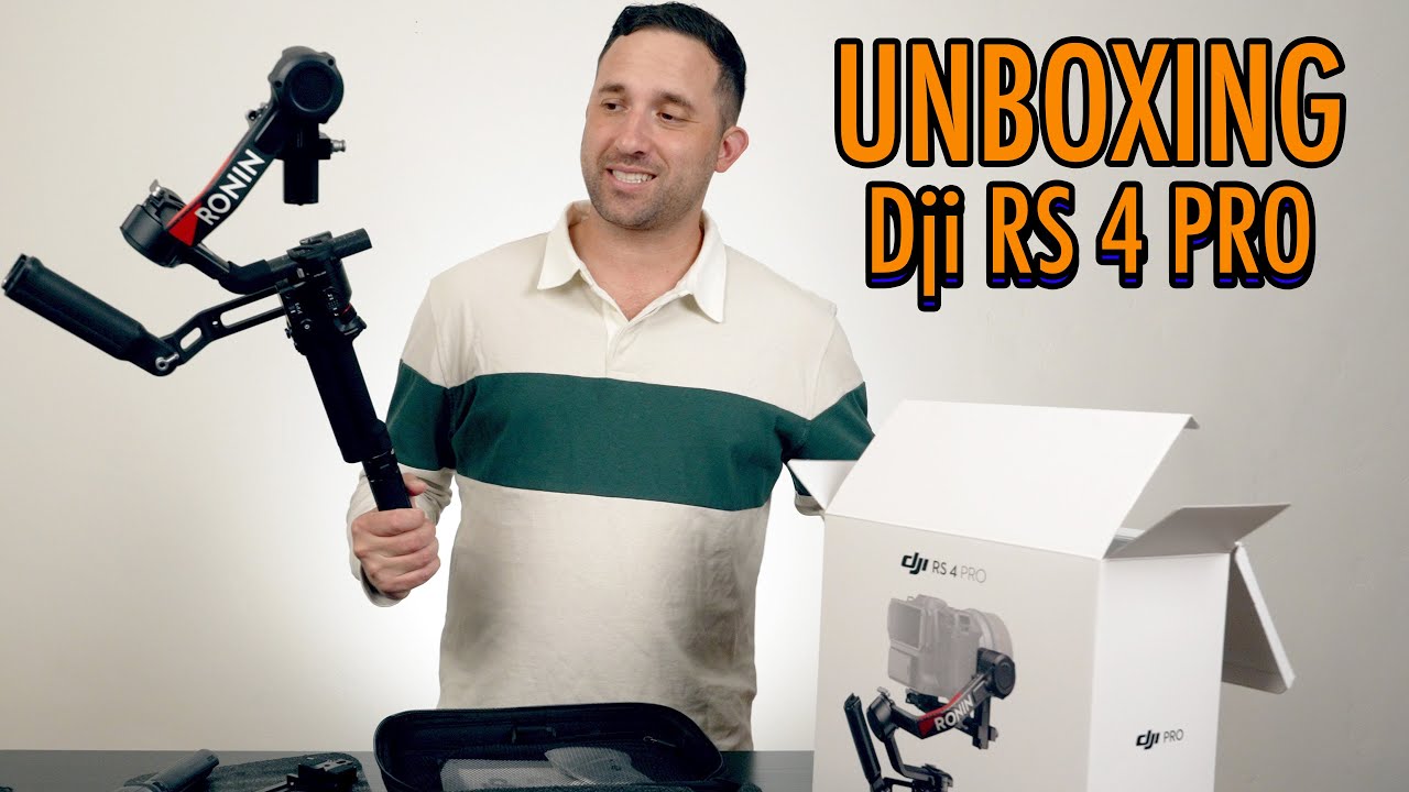 UNBOXING! THE DJI RS 4 PRO GIMBAL STABILIZER! #rs4pro #ronin 