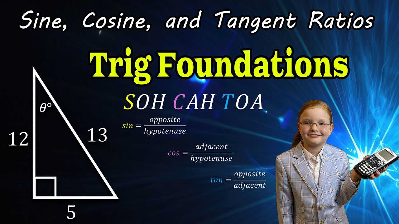 Sine, Cosine, and Tangent Ratios (Right Triangle Trigonometry) - YouTube