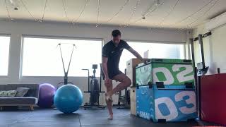 Single Leg Balance (Eyes Closed) demonstration