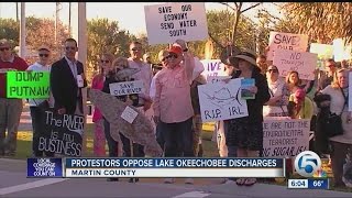 Residents are speaking out in martin co. about lake okeechobee
discharges and the impact on estuary ◂ wptv newschannel 5, local
news coverage you can cou...