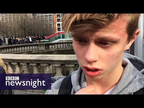 'It was very tough to see': Eyewitnesses describe Westminster attack - BBC Newsnight