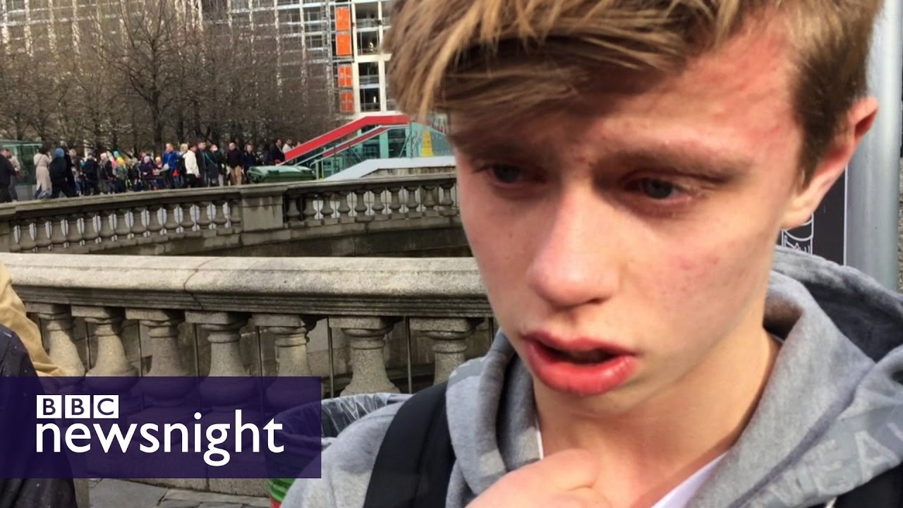 'It was very tough to see': Eyewitnesses describe Westminster attack - BBC Newsnight