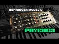 Behringer model d synthesizer patches 1