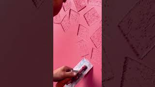 Wall Texture with Just One Tool | Satisfying Process