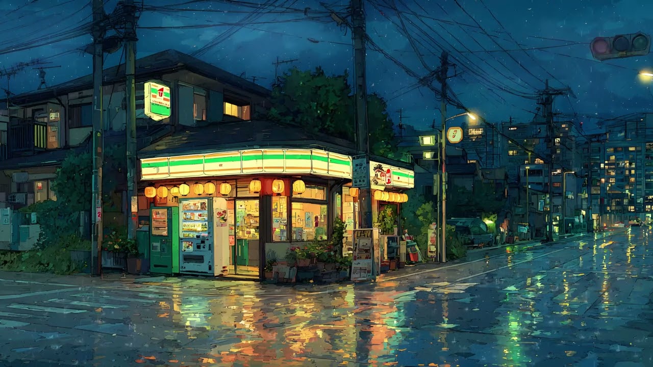 Tokyo After Midnight 🌙 Cozy Lofi Sleep wiht Rain In Tokyo