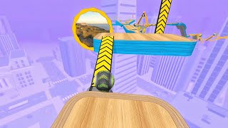Going Balls Insane Adventure Through Tricky Roads And Moving Obstacles gameplay run  screenshot 5