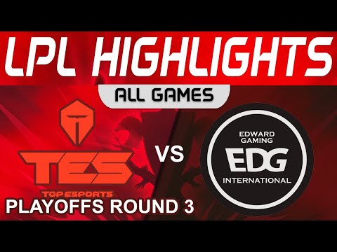 TES vs EDG Highlights ALL GAMES LPL Summer Playoffs 2023 Top Esports vs EDward Gaming by Onivia