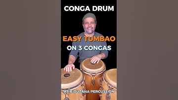 Learn This Easy Tumbao Groove on 3 Congas – Instantly Feel the Rhythm | Arie Ouzana Percussion
