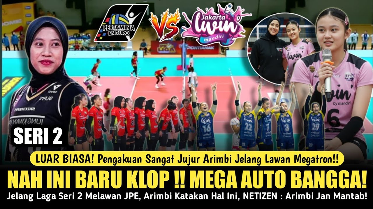 🔴SANGAT LUAR BIASA! Opposite Hitter Muda Arimbi Akui Megawati Panutan, Siap Uji Nyali di Laga Besar!