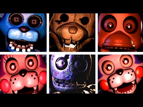 Five Nights at Candy's ALL JUMPSCARES