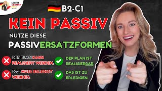 Deutsche Grammatik 🇩🇪 (B2-C1) - PASSIVERSATZFORMEN ✅ - einfach erklärt! Learn German Fast