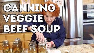 Canning Veggie Beef Soup