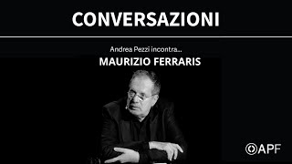 Conversazioni 2025: Andrea Pezzi incontra Maurizio Ferraris