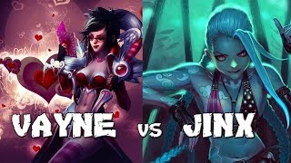 Jinx scripting Vayne Q