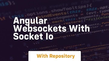 Angular websockets with socket io