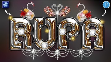 New Glass Font Editing 2023 | Glass Font Effect Tutorial | Glass Font Editing pixellab Ps Touch