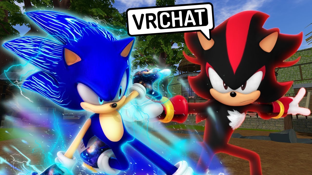 SONIC VS BOOM SHADOW IN VR CHAT