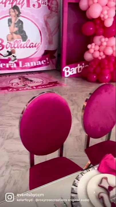 Barbie Birthday Party Decorations! #barbie #barbiedoll #barbiegirl #birthdayparty #barbieparty