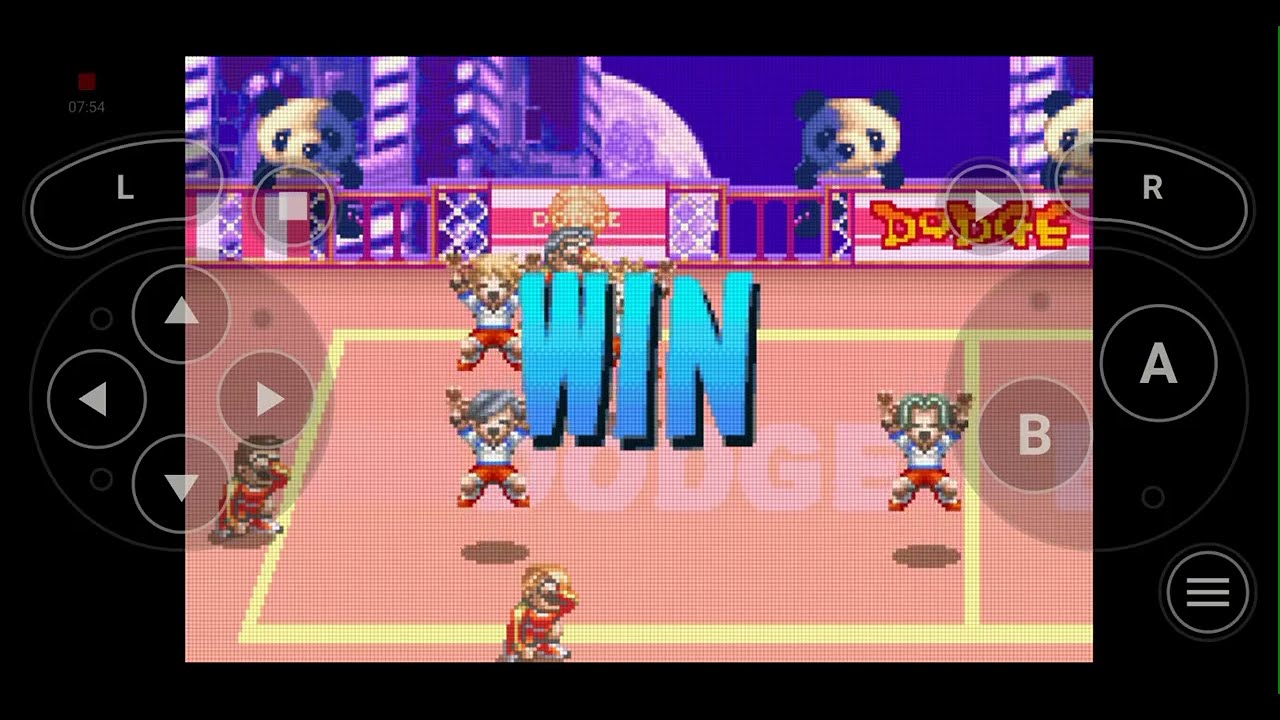 Super Dodge Ball Advance (USA) - gameplay GBA Sports Fighting game Kunio kun 