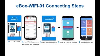 EPEVER eBox-WIFI-01 Bluetooth Adapter Operation by Mobile Phone APP in Android system