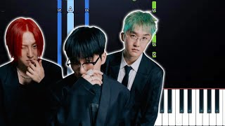 wave to earth - light (Piano Tutorial)