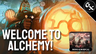 Magic Arena - Welcome to Alchemy - Mono R Burn!