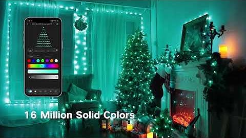 66ft Smart Fairy Lights: Colorful & Control from Your Phone! 🎄✨