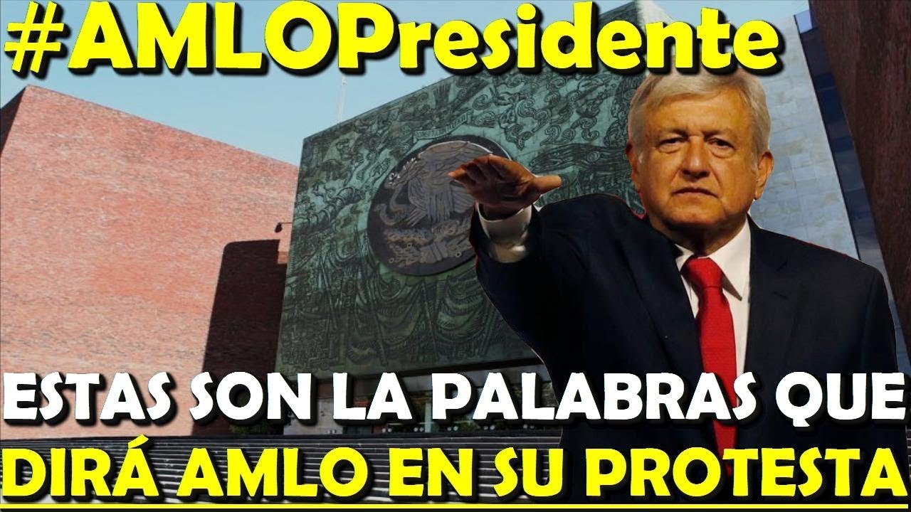 RITUAL PRESIDENCIAL ¡ESTO DIRA AMLO EN SU TOMA DE POSESION! JURAMENTO - ESTADISTICA POLITICA tv azteca uno