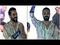 Ram Charan Grand Entry @ Peddi Grand Pre Release Event | V6ENT