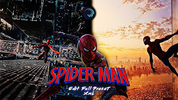 AE-Like Spider-Man Edit Preset/XML for Alight Motion | Smooth Velocity + Color Boost 🔥