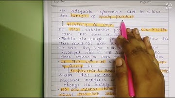 Object Extent and Scope of CrPC #CrPC#handwritten #judiciary #lawlearner#lec1 #videos#notes
