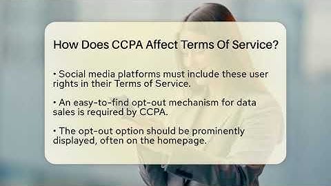 How Does CCPA Affect Terms Of Service? - Everyday-Networking
