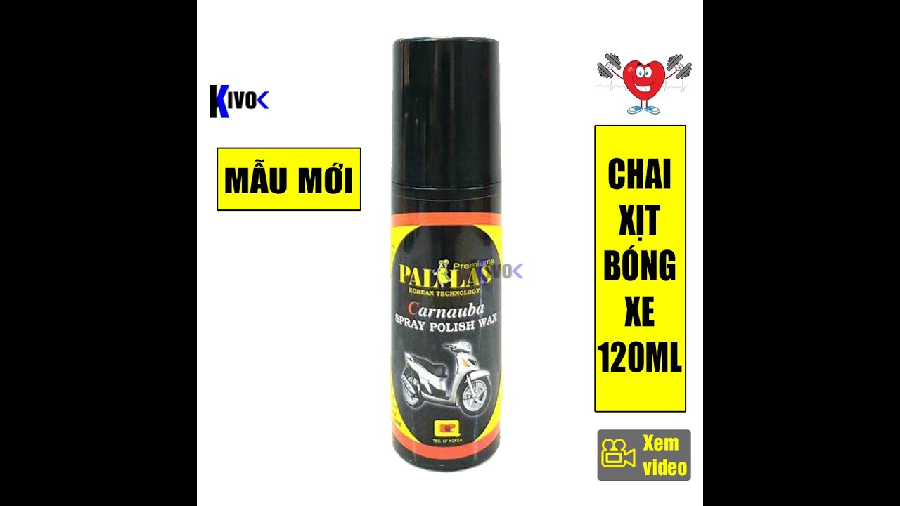 consigli alle slot Chai Xịt Bóng Sơn Xe Máy Pallas Polish Wax 120ml - Bình Xịt Dung Dịch Dưỡng Bóng Sơn Xe Máy , Ô Tô