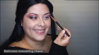 Masquerade Mask Makeup Tutorial - Red Coffin Mask