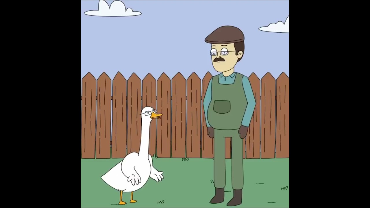 Мультик от Smart Bird Show ▶️ Untitled Goose Game. Гусь и ключи 