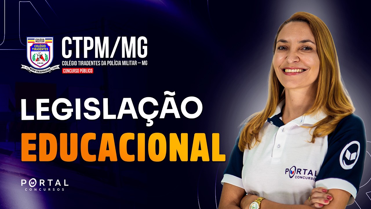 CONCURSO CTPM/MG: LEGISLAÇÃO EDUCACIONAL | Com a Profª. Svetlana Ribeiro