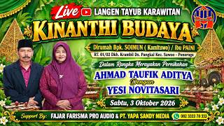 Live Streaming Langen Tayub KINANTHI BUDAYA Dirumah Bpk. SOIMUN ( Kamituwo) Krambil Pangkal Sawoo po