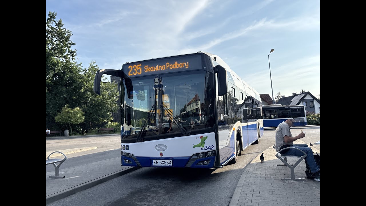 Solaris Urbino 12 IV #KU342 KrakTransRem (MPK Kraków) linia 235 kierunek Skawina Podbory