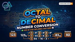 Octal to Decimal Conversion | Number System | Easy Method with Examples