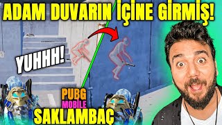 YUHH! ADAM DUVARIN İÇİNE GİRMİŞ! PUBG Mobile Saklambaç