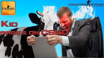 CS:GO, Kid rages on cs:go!