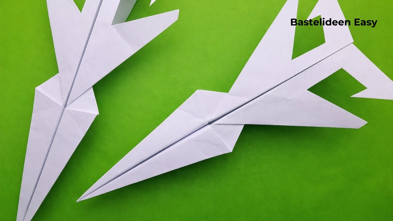 Papierflieger aus A4 falten ✈️ Einfach & schnell | Origami für Anfänger