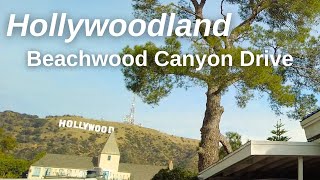 Beachwood Canyon HOLLYWOOD HILLS Drive 4K | Beautiful Old Hollywood Homes | Relaxing Jazz Soundtrack