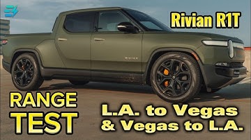 Rivian R1T Battery Range is Misleading? | RANGE TEST