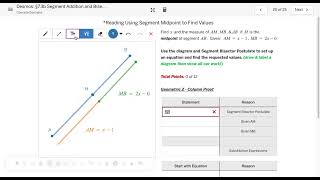 Celebrity §7.3b Segment Addition and Bisector Slide#20 Profile