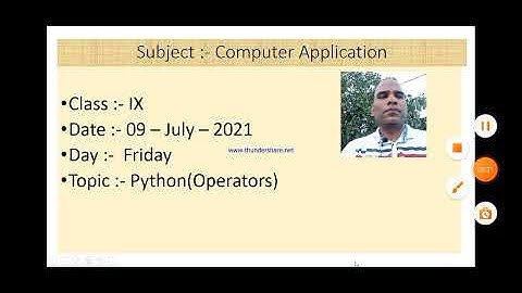 Class IX Computer Application 09 07 2021 By Mr  Praveen Singh