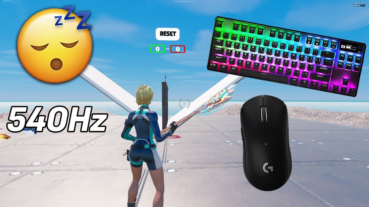 Steelseries Apex Pro TKL ASMR 🏆1v1 BuildFights 😴 Satisfying Keyboard Fortnite 360 FPS 4K