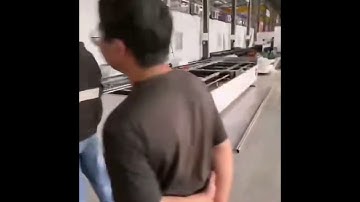 semi-automatic feeding tube pipe  laser cutter stainless steel square tube laser cutting machine